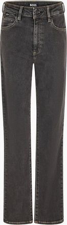 HUGO BOSS Womens Womens Slim 10269828 01 Fit Jeans - Grey - Size: 26 l32