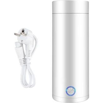 Elle Mini Hervidor Y Mini Termo De 400 Ml, Hervidor El&eacute;ctrico Port&aacute;til, Hervidor El&eacute;ctrico De Viaje Port&aacute;til, Ebullici&oacute;n R&aacute;pida En 4 Minutos, 3 En 1 Con Re