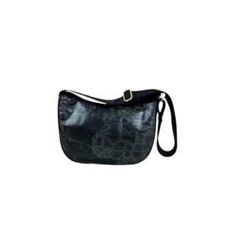 Alviero Martini 1A Classe Shoulder Bags, female, Black, Size: ONE SIZE Tracolla Mezzaluna Piccola