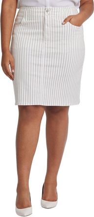 NYDJ Nydj Plus High-Rise Hollywood Waist Skirt