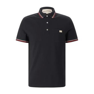 Valentino Heren, Tops, Zwart, Maat: XL Katoen