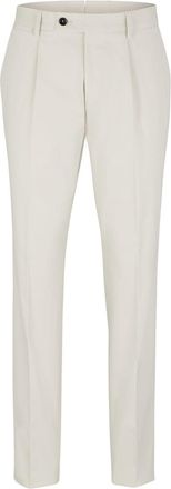 HUGO BOSS Herenbroek Boss T-Gee-Pleat-224 in Naturel
