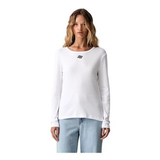 Munthe Long Sleeve Tops - Dames - Longsleeves - Wit - S - Tops