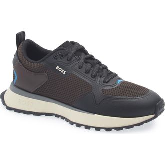 BOSS Jonah Running Shoe in Open Brown at Nordstrom Rack, Size 13Us / 12Uk