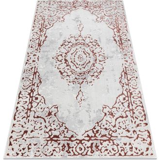 RugsX Alfombra Allure 1961 Ornamento, Marco - Estructural, Elegante, Glamurosa Blanco / Rosado Pink 240x330 Cm