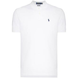 Polo Ralph Lauren White Embroidered Logo Polo Shirt, Size X-Small