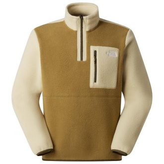 The North Face Yumiori 1/4 Zip Fleecepullover f&uuml;r Herren | beige