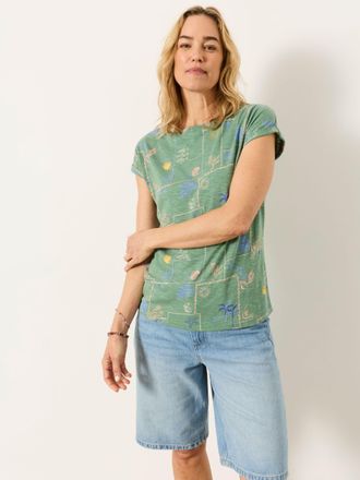 Fat Face FatFace Ivy Green Postcard T-Shirt