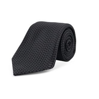 Kiton Ties, male, Black, Size: ONE SIZE Silk Tie