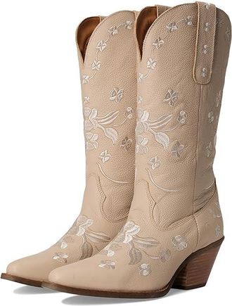 Dingo Love Bug Cowboy Womens Boots Sand : 7.5 B - Medium, Leather