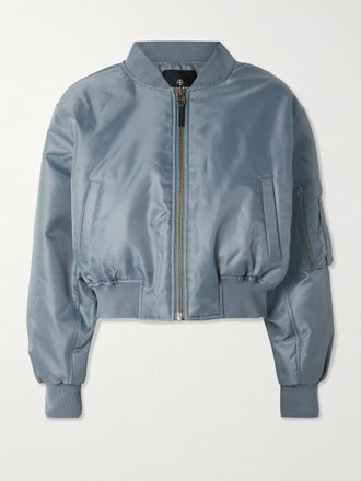 Anine Bing Bomber Imbottito In Shell Leon - Grigio