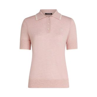 Karl Lagerfeld Dames, Tops, Roze, Maat: M Wol