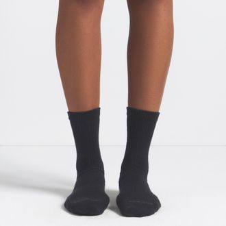 Nike Womens SKIMS Dri-FIT Crew Socks (3 Pairs) in Brown | IQ8104-904