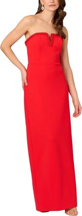 Aidan Mattox Solid Maxi Dress