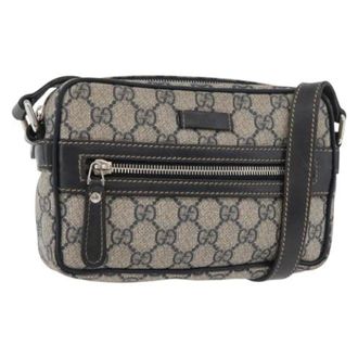 Gucci Pre-owned Vintage Schoudertas - Dames - Pre-owned - Beige - Maat: ONE Size Leer