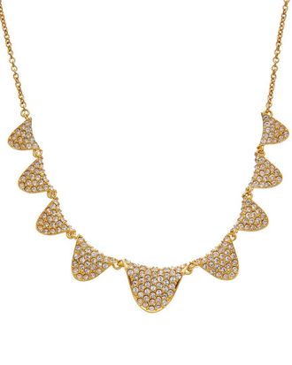 Oscar De La Renta Pave Twist Necklace