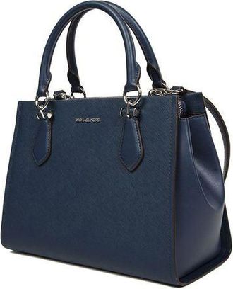 Michael Kors Womens Satchel Navy Leather Satchel-bags