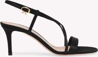 Gianvito Rossi Larisse 70 Sandals in Black at Nordstrom, Size 35.5