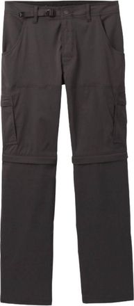 Prana Womens Stretch Zion Convertible Pant In Charcoal