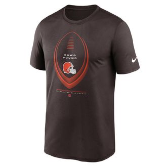 Nike Cleveland Browns Legend Icon Nike Mens Dri-FIT NFL T-Shirt in Brown | NKGK2DI9I-NDB