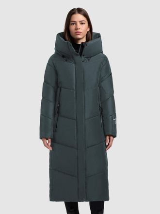 Khujo Steppmantel KHUJO PULSET MATT, Damen, Gr. XXL (44), foam gr&uuml;n, Steppware, Obermaterial: 100% Polyester. Futter: 100% Nylon. Wattierung: 100% Polyester