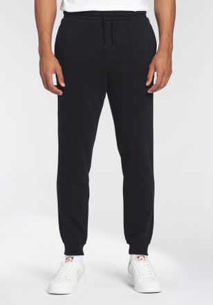 Converse Jogginghose CONVERSE GO-TO EMBROIDERED STAR CHEVRON BRUSHED BACK FLEECE SWEATPANT, Herren, Gr. XXS, N-Gr, schwarz (converse schwarz), angeraute Sweatw