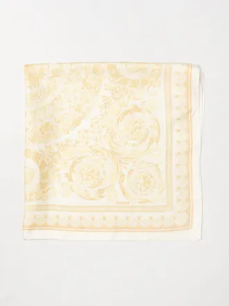 Versace Foulard stampa barocca in seta Versace