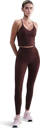 Nike High-Waisted 7/8 Leggings with Pockets Womens Workout Burgundy Crush : LG (US 12-14), Polyester/Spandex