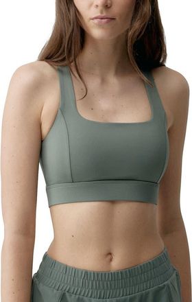 Born Living Yoga Padma 2.0 High-Support Performance Sports Top in Tea at Nordstrom, Size X-Small