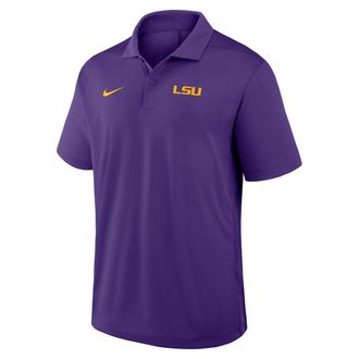Nike LSU Primetime Victory Plus Nike Mens Dri-FIT College Polo in Purple | 04N851LLSN-XTS