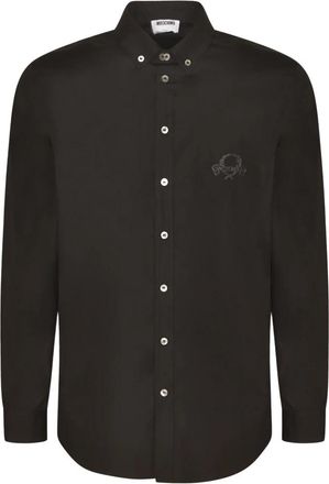 Moschino Shirts - Heren - Casual Overhemden - Zwart - L - Overhemden