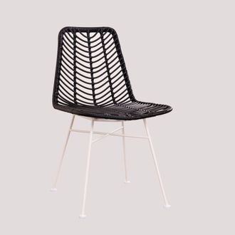 Sklum Silla De Comedor En Rat&aacute;n Sint&eacute;tico Gouda Colors Sklum