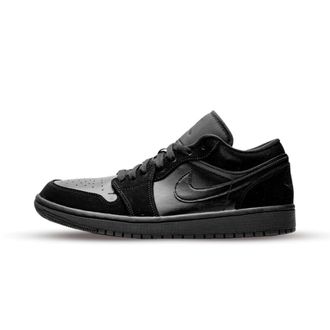Nike Jordan 1 Retro Low - unisex - Sport - Zwart - Maat: 40 EU Leer