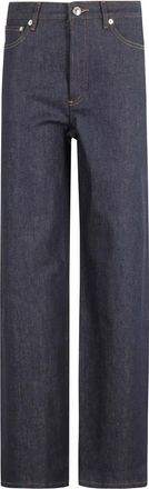 A.P.C. Elisabeth Jeans - Dames - Regular Fit Jeans - Blauw - W27 - Katoen - Jeans