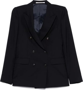 Tagliatore Blazers, female, Blue, Size: S Parigi Blazer