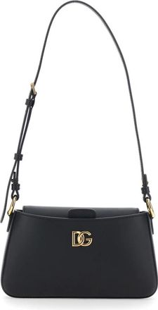 Dolce & Gabbana Telefoontas - Dames - Schoudertassen - Zwart - ONE Size - Katoen - Tassen
