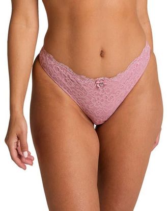 Hunkem&ouml;ller Marine Thong in Pink at Nordstrom, Size X-Large