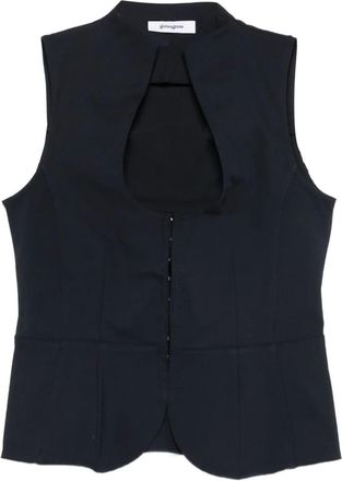Gimaguas keyhole-neckline sleeveless top - women - Elastane/Polyester/Viscose - L - Blue