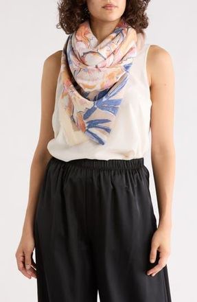 Vince Camuto Peony Square Scarf in Taupe Multi at Nordstrom Rack