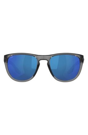 Costa Irie 55mm Mirrored Pilot Sunglasses in Blue at Nordstrom