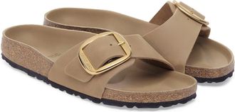Birkenstock Womens Madrid Sandals in Tan Leather - Size UK 5.5