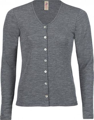 Engel Cardigan Wolljacke für Damen | grau