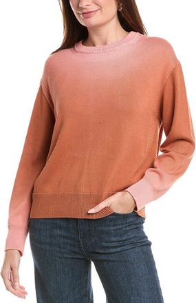 Lafayette 148 New York Ombre Crewneck Silk-Blend Sweater