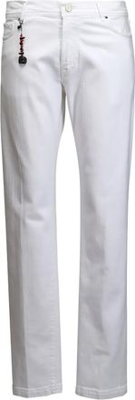 Marco Pescarolo Jeans con perline - Bianco