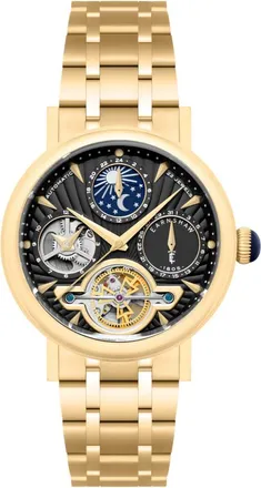 Earnshaw Beaufort Automatic Black Dial Mens Watch ES-8309-33