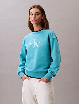 Calvin Klein Sudadera Holgada De Felpa Con Monologo