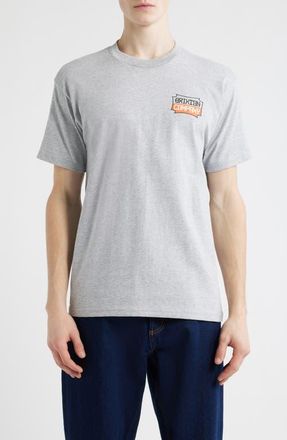 Brixton Pillar Graphic T-Shirt in Heather Grey at Nordstrom, Size Xx-Large