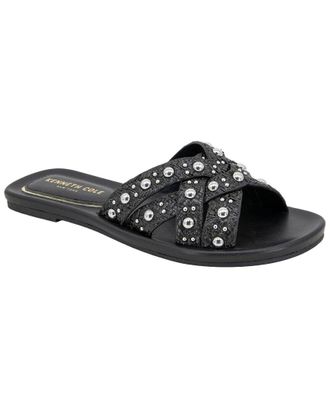 Kenneth Cole Jula Stud Raffia Flat