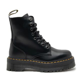 Dr. Martens Jadon Combat Boots - female - Dr. Martens - Lace-up Boots - Black - 4 UK - Shoes