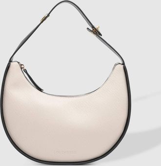 Louenhide Womens Luna Shoulder Bag In Black And White
